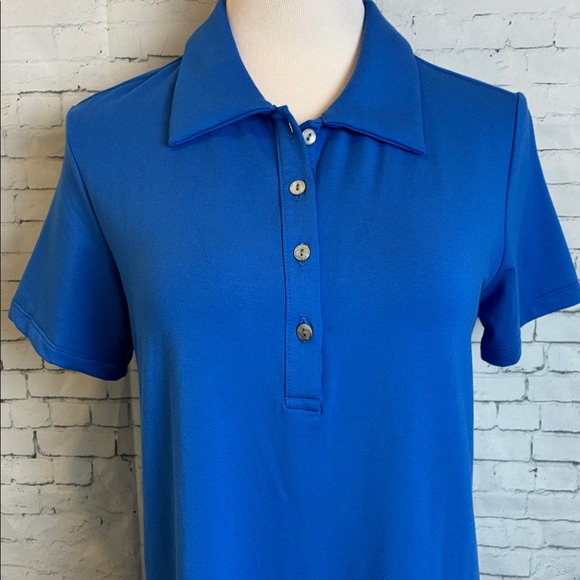 Tori Richard NWT Polo Dress Sunsational Terry Debbi Modal Casual Dress Sz Large - Picture 4 of 12